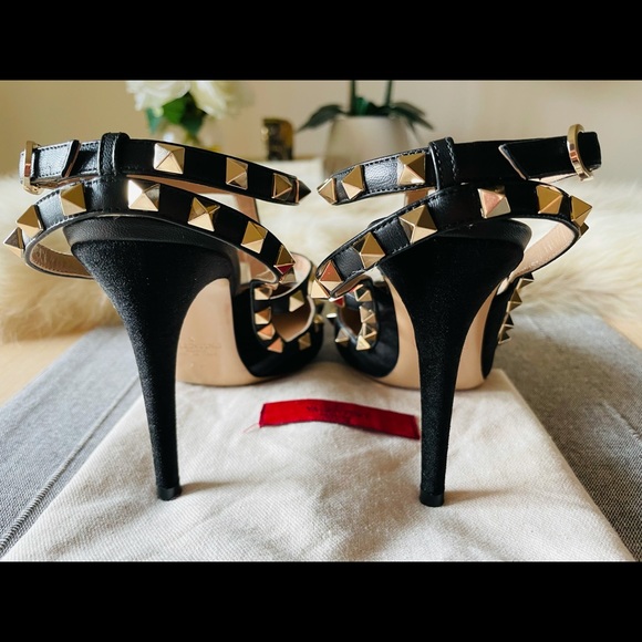 VALENTINO GARAVANI ROCKSTUD VELVET - Picture 8 of 14